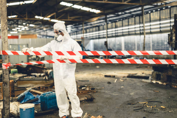Professional Unattended Death Cleanup technician working in Everett, MA
